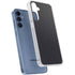 Black Carbon Fiber Specialty Texture Material Galaxy A35 5G Clear Case